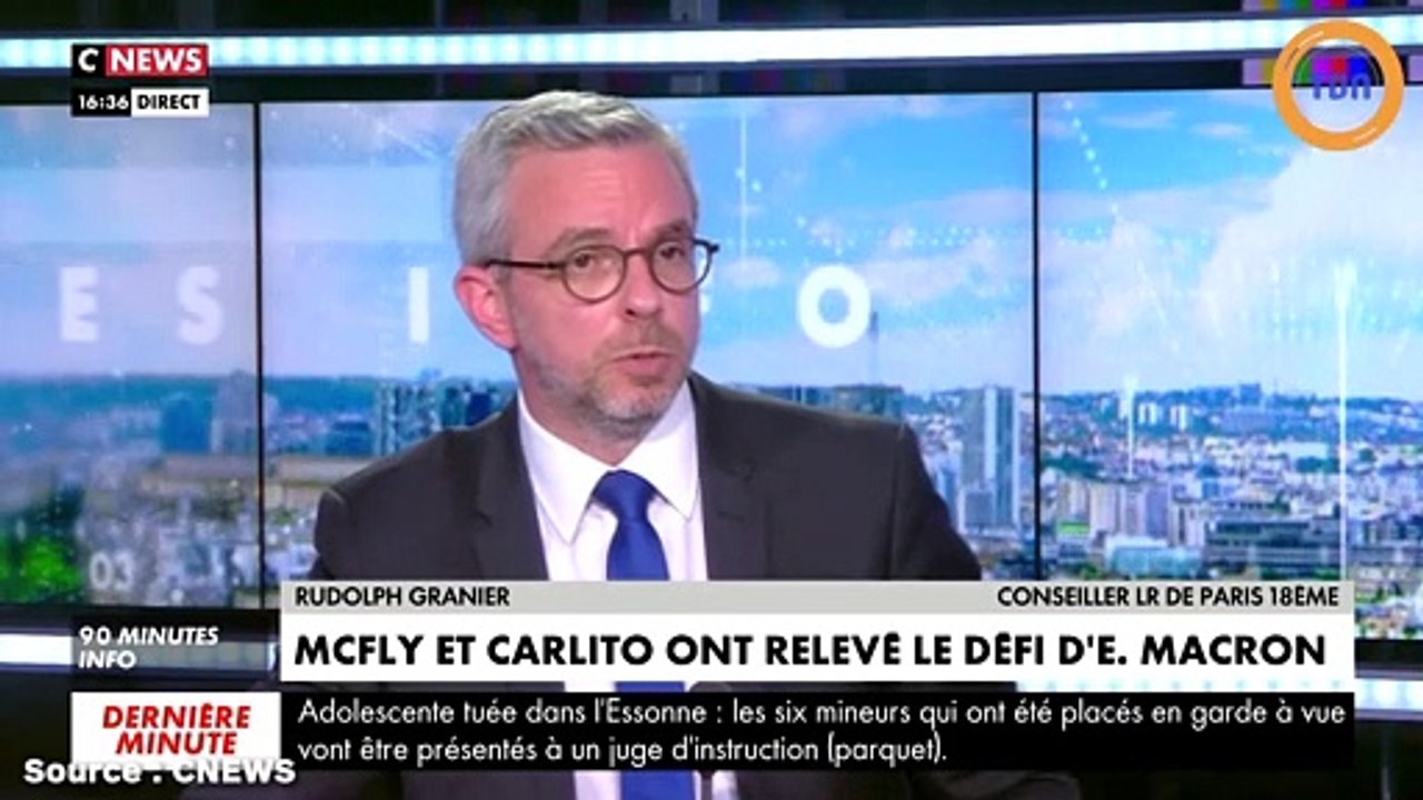 Emmanuel Macron violemment attaqué par un député LR à propos de son défi à "McFly & Carlito"