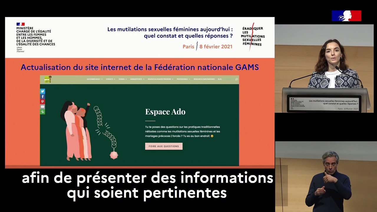 Table Ronde 2 - Conférence : Les mutilations sexuelles féminines aujourd’hui : quel constat et quelles réponses ?