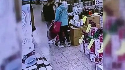 Hırsızlık anı anbean kameralarda