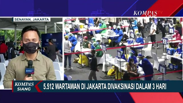 Ditinjau Langsung oleh Jokowi, Berikut Potret Vaksinasi untuk Jurnalis dan Pekerja Media