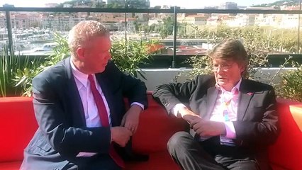 The Andrew Eborn Show in CANNES HOLOGRAMS & The FUTURE OF THE MUSIC INDUSTRY  with Radio Laureate Mike Read