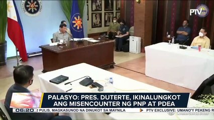 下载视频: Palasyo: Pangulong Duterte, ikinalungkot ang misencounter ng PNP at PDEA