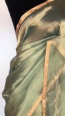 Sea Green Tissue Silk Saree | Mirra Clothing