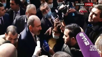 Son dakika... Paşinyan sokağa çağırdığı destekçileri ile meydanda