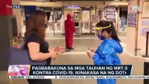 Pagbabakuna sa mga tauhan ng MRT-3 kontra COVID-19, ikinakasa na ng DOTr