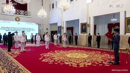 Presiden Joko Widodo Lantik Gubernur Terpilih