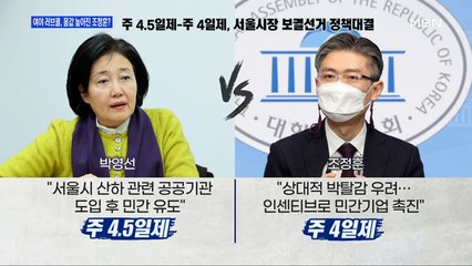 [백운기의 뉴스와이드] 조정훈 "서울시장은 행정서비스를 하는 사람…주4일제 가능하도록 만들 것"