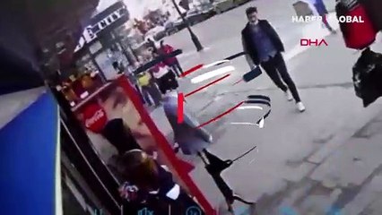 Kız çocuğuna şaşırtan saldırı! Kaldırımda beklerken yumruk attı