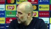 Football - Champions League - Pep Guardiola press conference after Monchengladbach 0-2 Manchester City