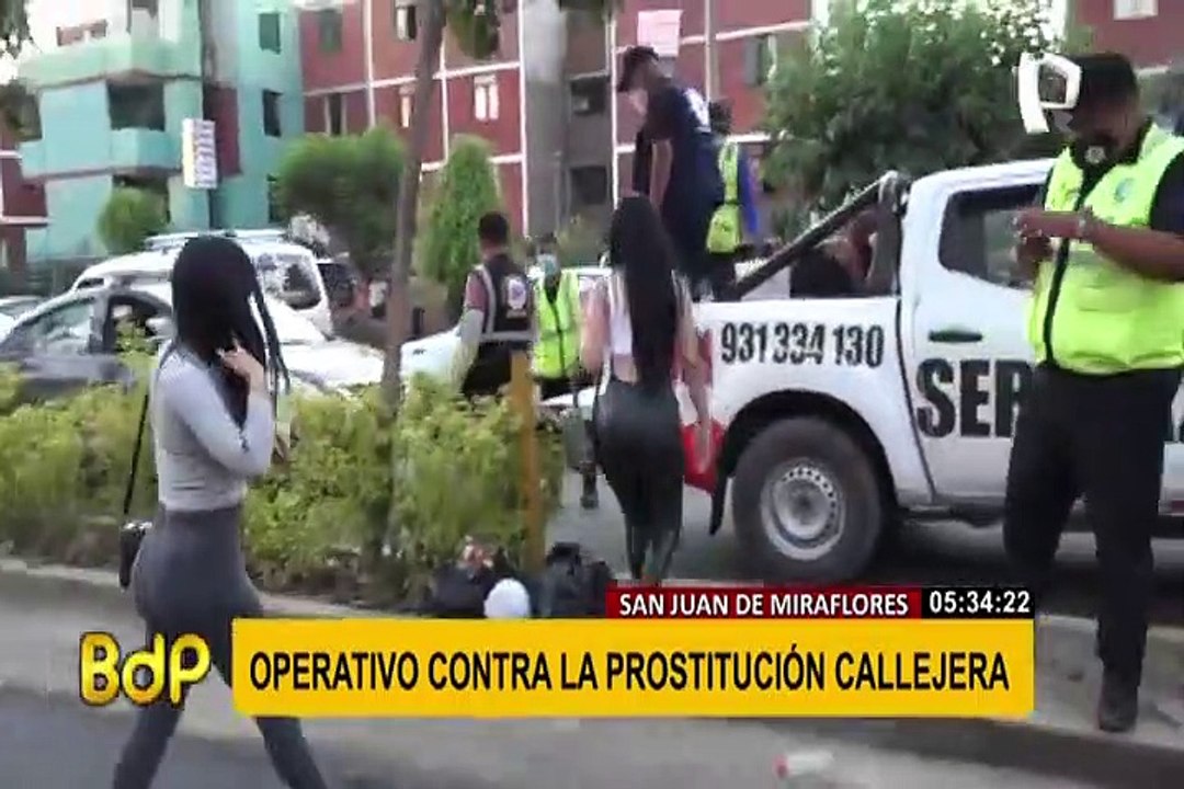 Detienen a 19 meretrices en operativo realizado en SJM