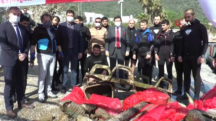 Çöpten değil denizden çıktı