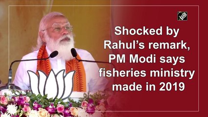 Shocked by Rahul’s remark, PM Modi says fisheries ministry made in 2019
