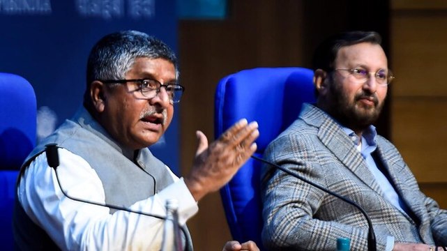 Watch: Union ministers Ravi Shankar Prasad, Prakash Javadekar announce new rules to regulate social media, OTT platforms