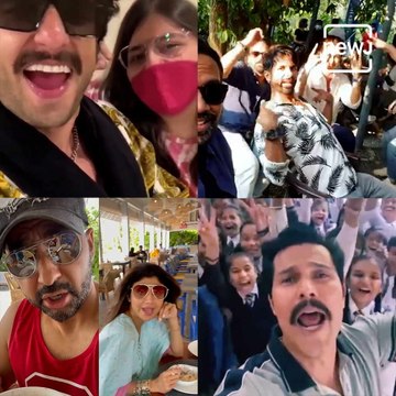 Here Are Some Bollywood Stars Like Ranveer Singh, Riteish Deshmukh, Shahid Kapoor Etc, Where They Recreate The Viral Trend #PawriHoriHai