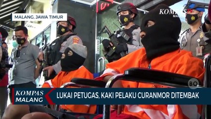 Lukai Petugas, Kaki Dua Pelaku Curanmor Ditembak