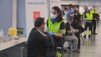 Comienza la vacunación en el estadio Wanda Metropolitano
