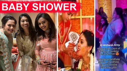 செம்ம குத்தாட்டம்ஜ! Anchor Archana sister Anitha Baby Shower Function