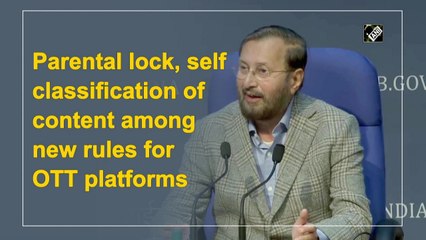 Parental lock, self classification of content among new rules for OTT platforms