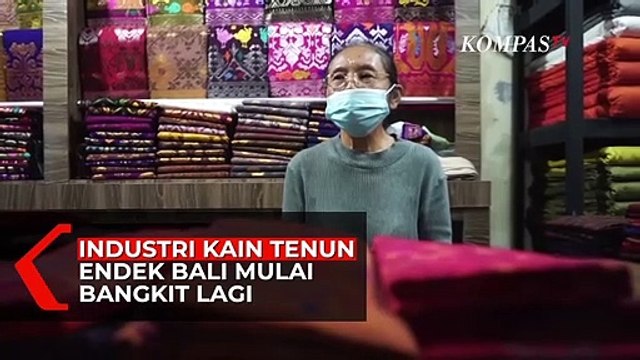 Industri Kain Tenun Endek Bali Mulai Bangkit dan Menggeliat