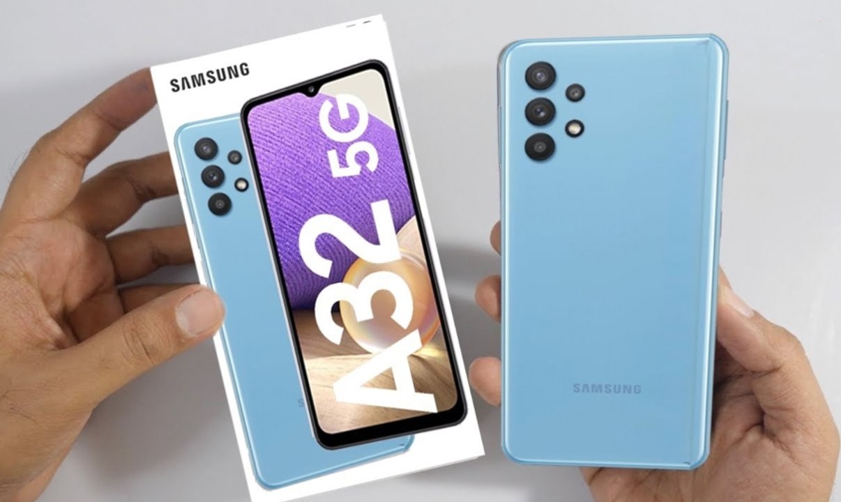 فتح صندوق Galaxy A32 5G: أرخص هاتف 5G من سامسونغ
