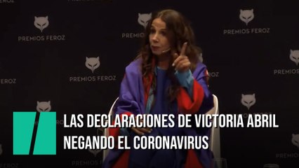 Las polémicas declaraciones de Victoria Abril sobre el coronavirus
