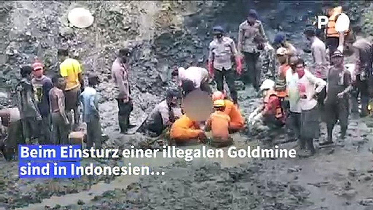 Indonesien: Tote bei Einsturz von illegaler Goldmine