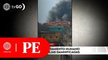 Incendio en asentamiento humano deja familias damnificadas | Primera Edición