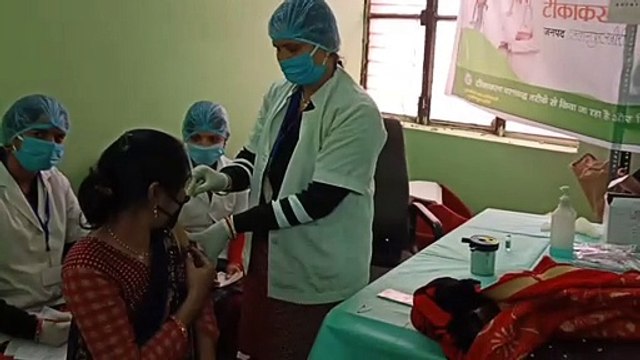 जिले भर में 17 केंद्रों पर हुआ टीकाकरण