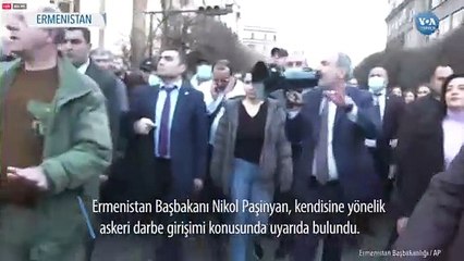 Paşinyan Darbe Girişimine Karşı Halkı Sokağa Çağırdı