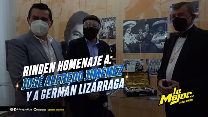 Rinden homenaje a José Alfredo Jiménez y a Germán Lizárraga