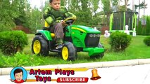 Artem plays with SUPERHEROES CARS - Best stories with Captain America Hulk Spiderman for Kids