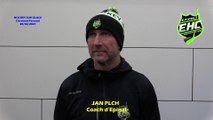 Hockey sur glace Interview de Jan Plch, Coach du EHC - Epinal, 20/02/2021 (D1 Poule Sud – J4 Clermont-Ferrand VS Epinal)