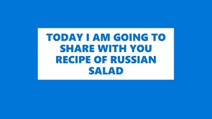 russian salad | russian salad banane ki recipe