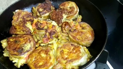 বেগুন ও ডিম দিয়ে তৈরি করে নিন অসম্ভব মজার এই নাস্তা রেসিপি। Eggplant Recpie।Quick Breakfast Recipe