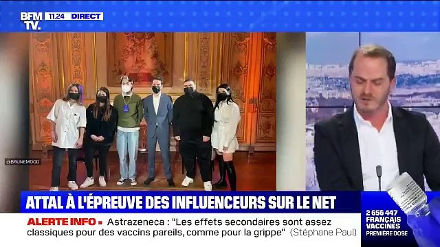 Echange tendu entre Gabriel Attal et EnjoyPhoenix sur Twitch