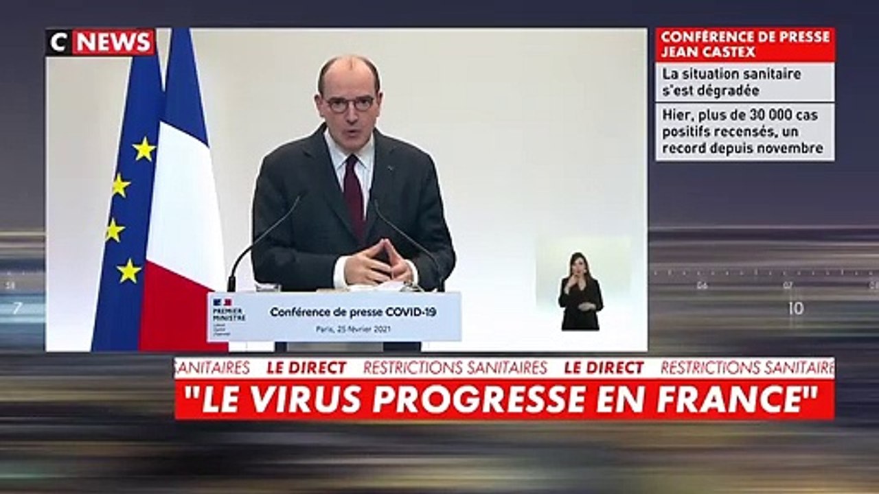 Jean Castex annonce le placement en surveillance renforcée de 20 départements dont l'ensemble de l’Ile-de-France