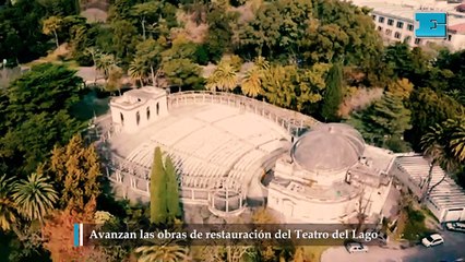 Avanza la restauración del Teatro del Lago
