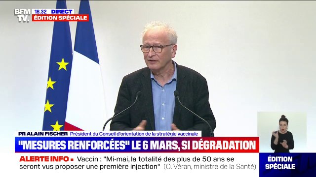 Pr Alain Fischer: Le taux de protection du vaccin AstraZeneca est égal à celui du vaccin Pfizer , d'après une étude écossaise