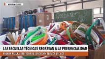 Las escuelas técnicas regresan a la presencialidad