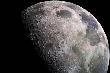 What have humans left on the moon?