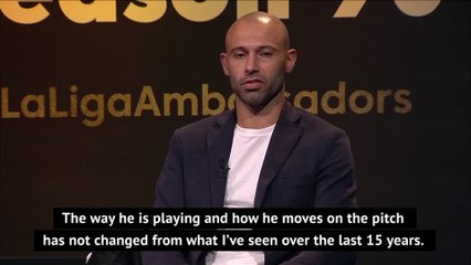 Mascherano sees a ‘happy’ Messi in Barcelona