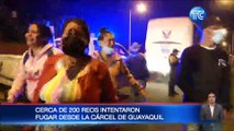 Cerca de 200 reos intentaron de fugarse de la cárcel de Guayaquil
