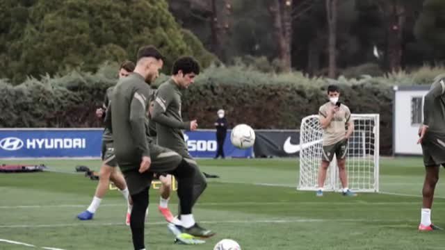 El Atlético vuelve al trabajo en Majadahonda