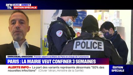 Emmanuel Grégoire sur un éventuel confinement de Paris: "On ne peut pas vivre avec des demi-mesures"