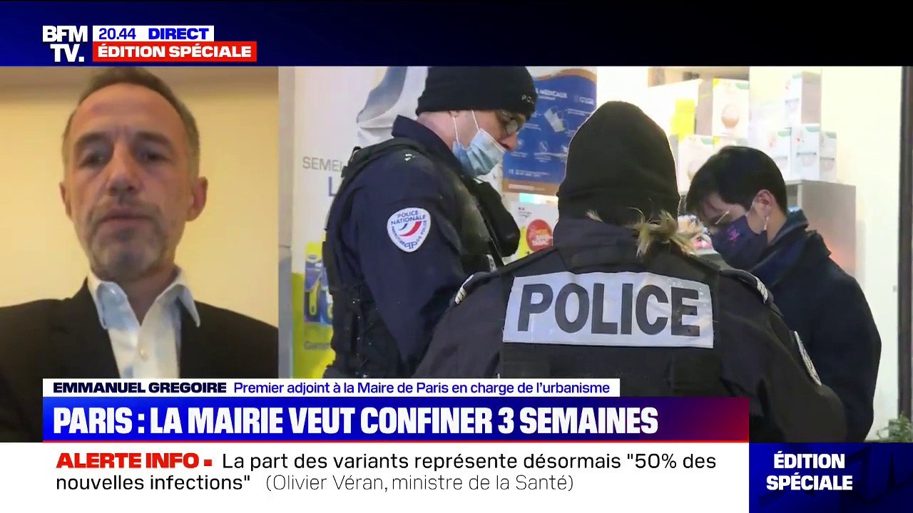 Emmanuel Grégoire sur un éventuel confinement de Paris: "On ne peut pas vivre avec des demi-mesures"