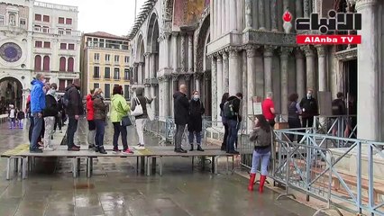 البندقية شهدت يوما تاريخيا بفضل سدود اصطناعية منعت اجتياح المياه شوارعها