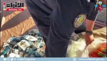 ضبط 572 كرتون تمباك في حاويات بميناء الشويخ