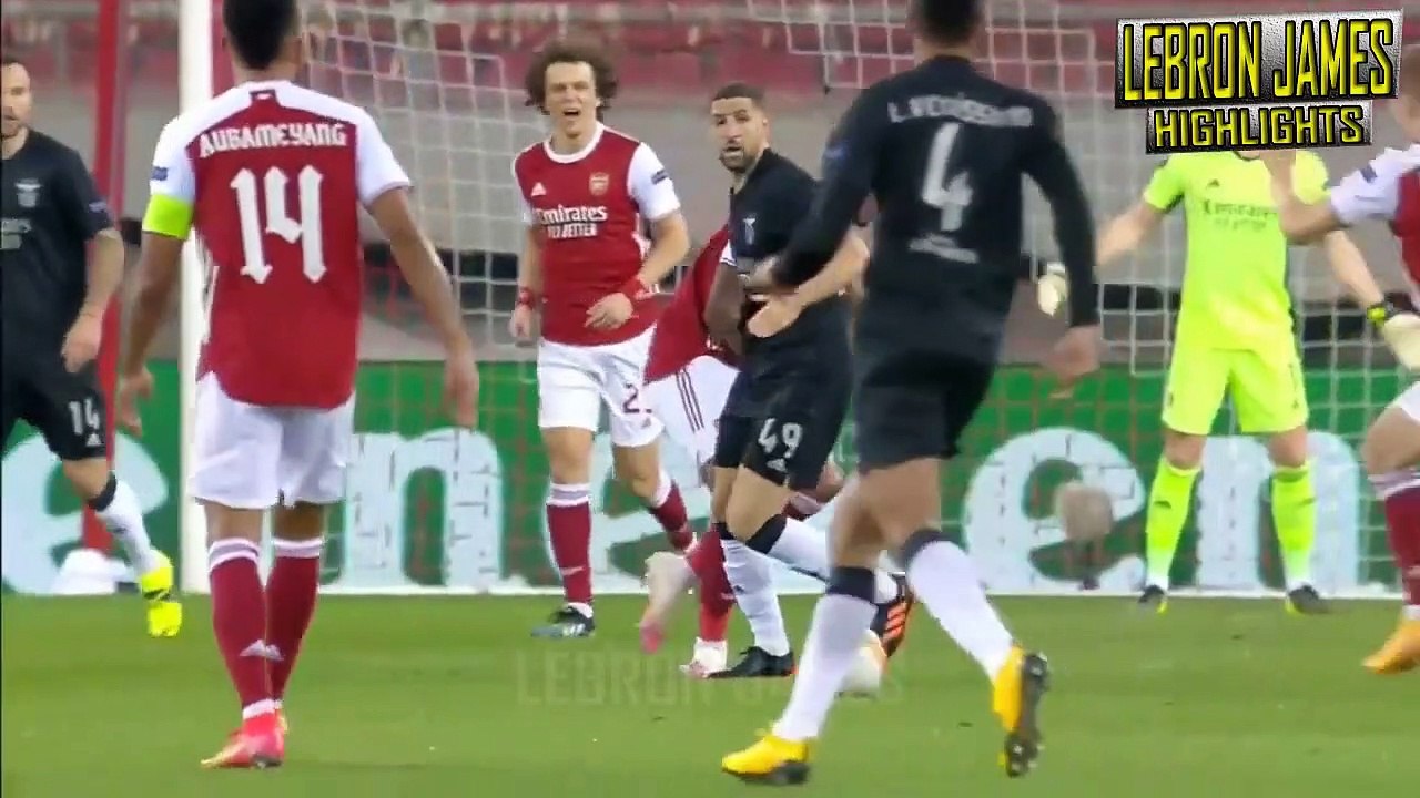Arsenal vs Benfica (3-2)  Aubameyang sauve son Equipe