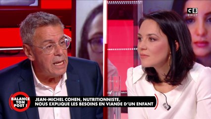 Jean-Michel Cohen, nutritionniste, face à la porte-parole du parti animaliste