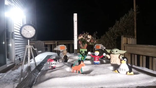 How fast snow can melt when temperatures rise